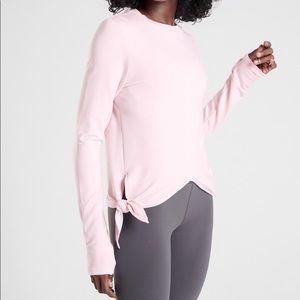 Athleta Nirvana Tie Side Sweatshirt